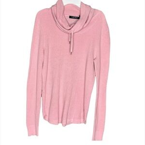 Lauren Ralph Lauren pink thermal top S cowl-neck